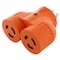 Ac Works Plug Adapter, L5-20R, L14-20P, L5-20P, L14-20P, 0 ft., Orange ADVL1420L520 - alternate 1